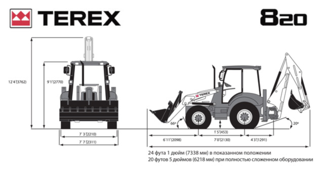 ����������-��������� TEREX 820, 2010 �.�.